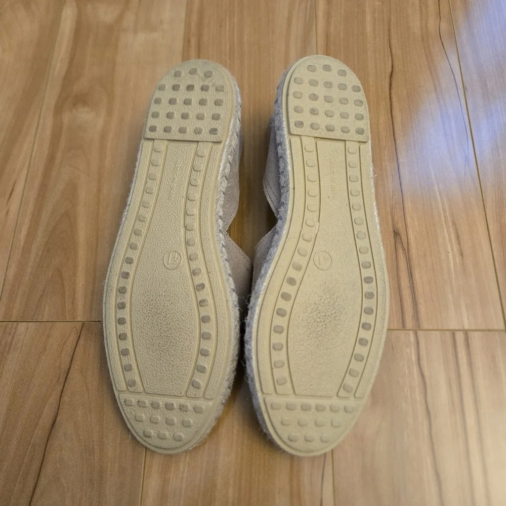 Verbenas Embroidered Espadrilles Flats Carmen Suede Leather Boho EUR 40/US 9.5